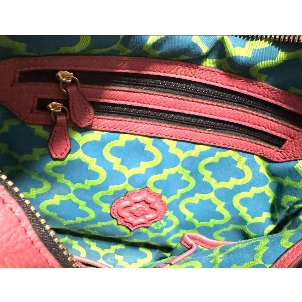 orYANY Sarah Pebble‎ Leather Satchel Crossbody Marsala with Braided Detail